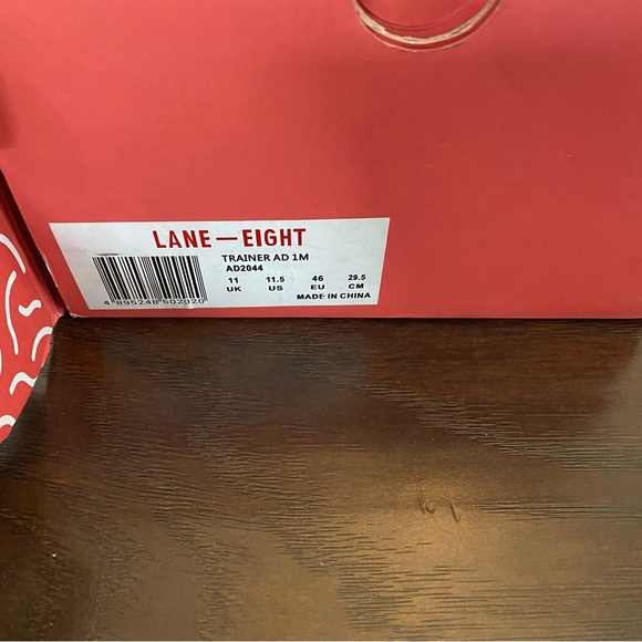 Lane-Eight cream lace up sneakers men’s size 11.5 - Picture 7 of 7